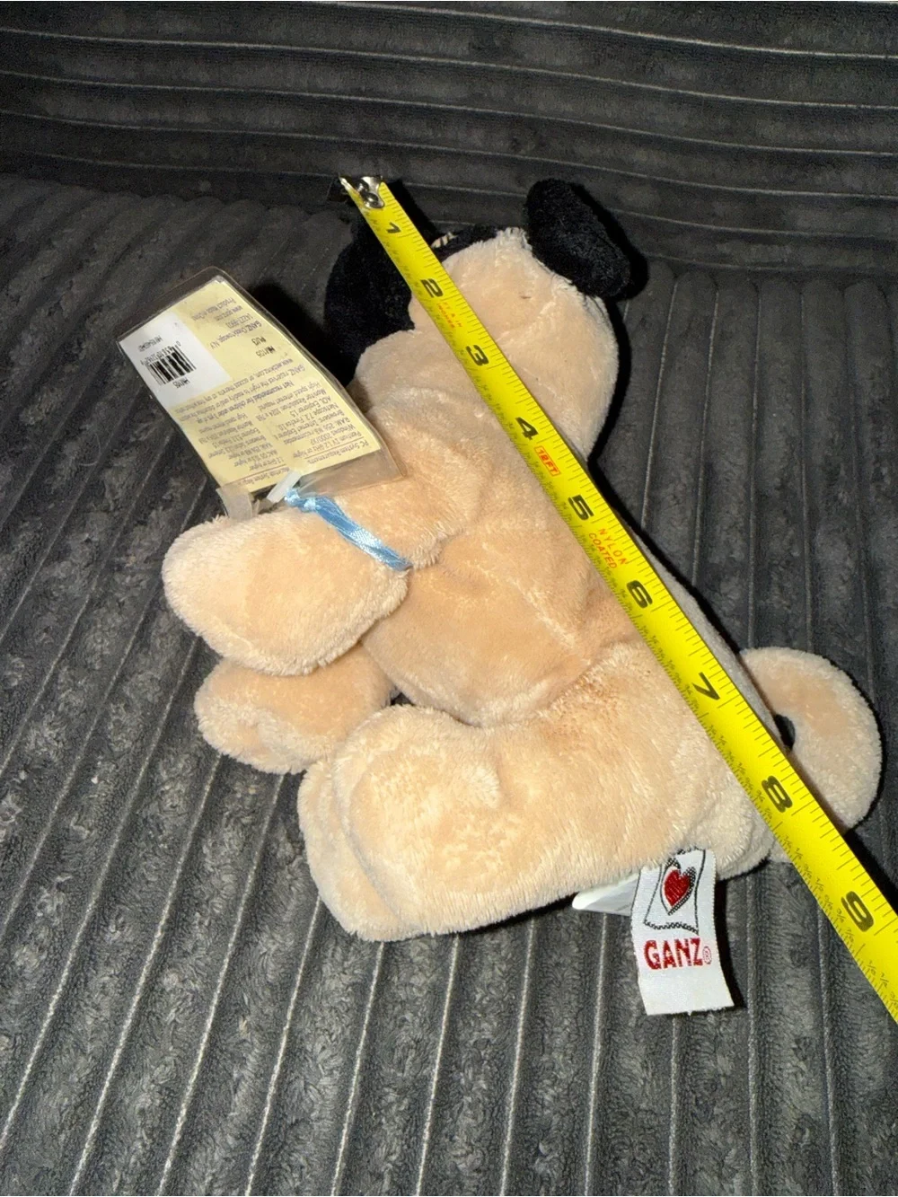 Webkinz Plush toy Pug - Tan and Black dog